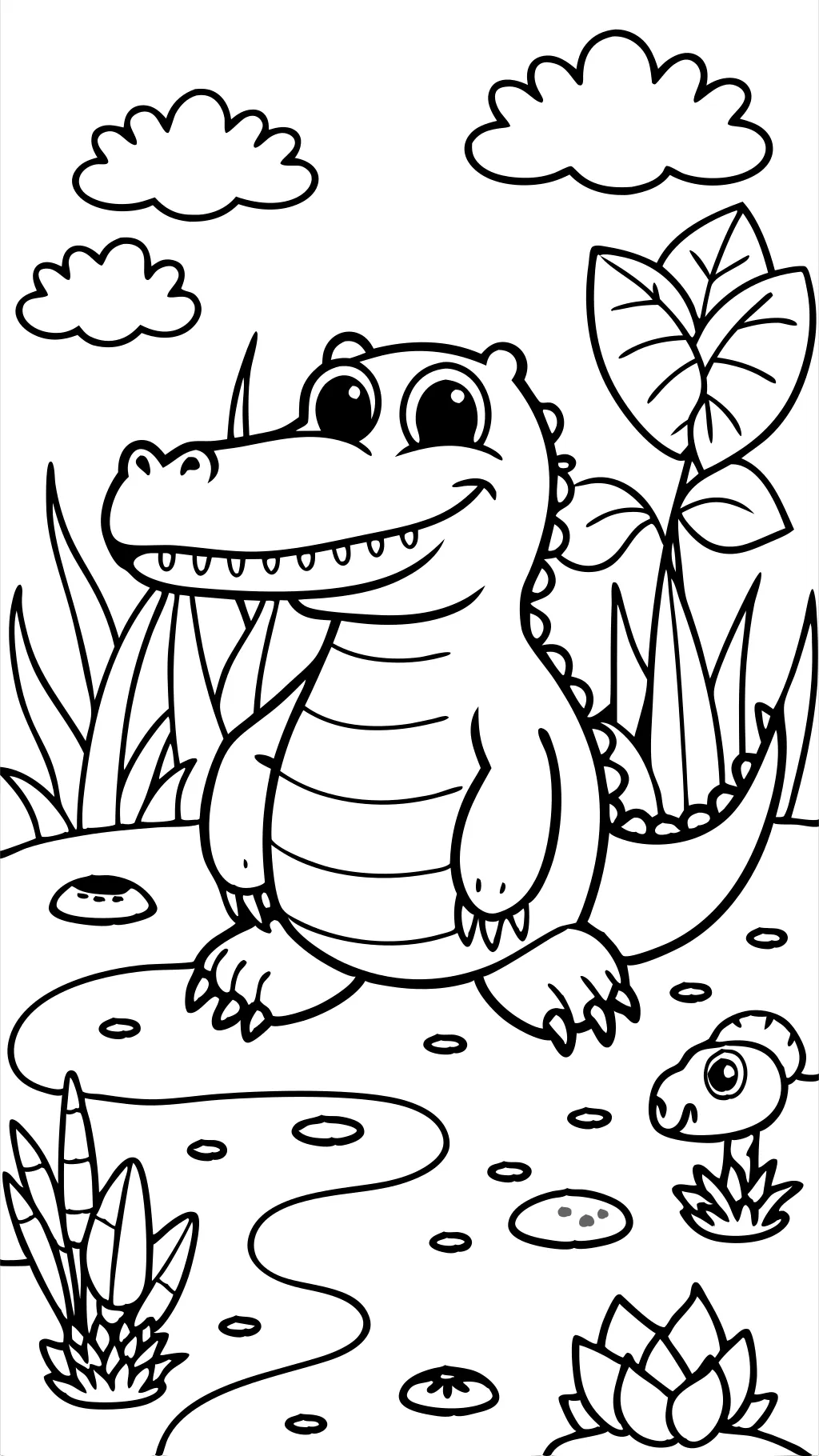 coloriages d’alligator